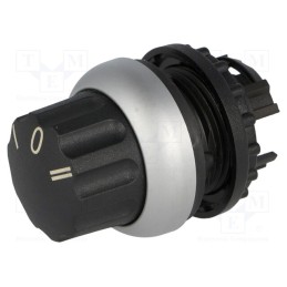 1 pcs x EATON ELECTRIC - M22-WR3 - Switch: rotary, 22mm, Stabl.pos: 3, black, none, IP66, prominent