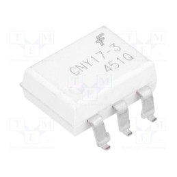 2 pcs x ONSEMI - CNY173SM - Optocoupler, SMD, Ch: 1, OUT: transistor, Uinsul: 4.17kV, Uce: 100V