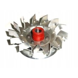 C 360 alternator pulley with fan