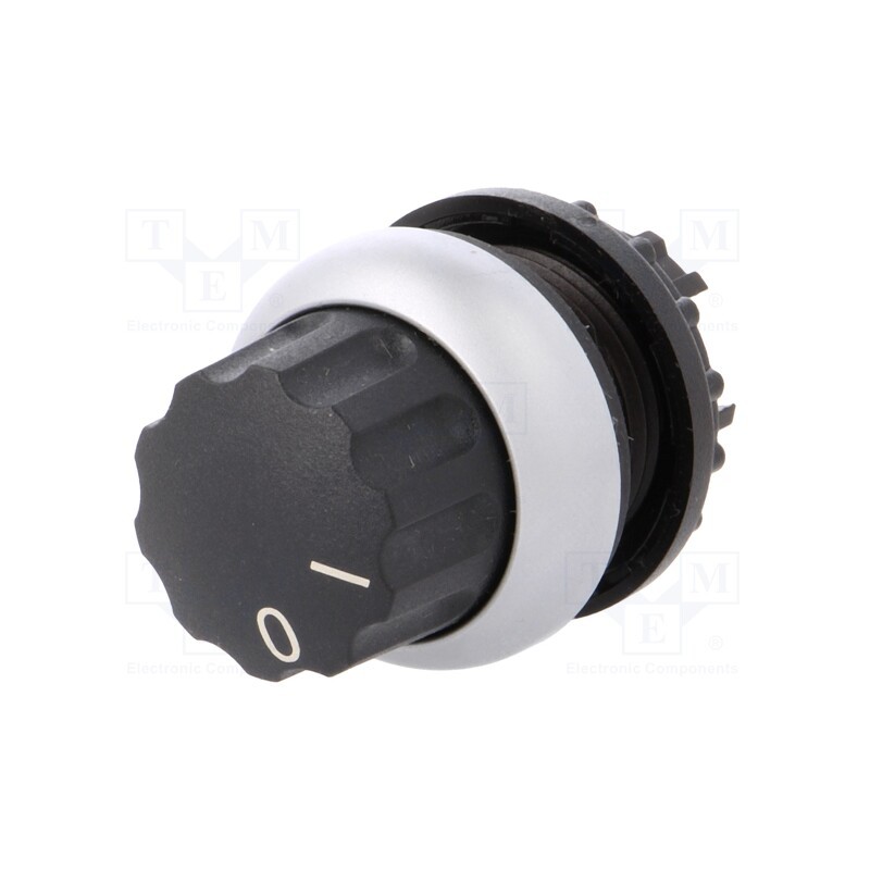 1 pcs x EATON ELECTRIC - M22-WR - Switch: rotary, 22mm, Stabl.pos: 2, black, none, IP66, prominent
