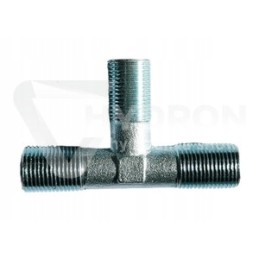 Hydraulic tee 1 5x1 5 long bbb22x22x22