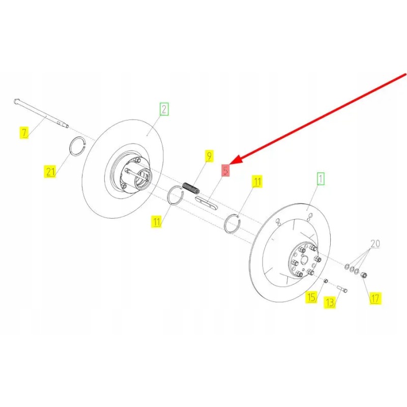 102411807 prismatic key
