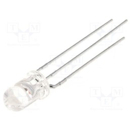 2 pcs x KINGBRIGHT ELECTRONIC - L-59EGC - LED, 5mm, red/green, 24°, Front: convex, 2÷2.5/2.2÷2.5V