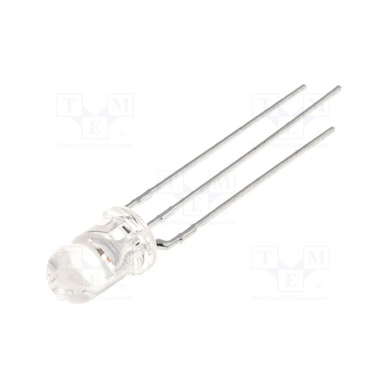 2 pcs x KINGBRIGHT ELECTRONIC - L-59EGC - LED, 5mm, red/green, 24°, Front: convex, 2÷2.5/2.2÷2.5V