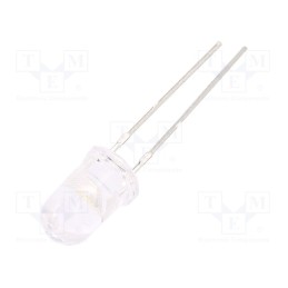 2 pcs x EVERLIGHT - 334-15/T1C3-7TVA/EU - LED, 5mm, white cold, 7150÷14250mcd, 30°, Front: convex, 2.8÷3.6V