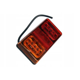 Combination LED rear lamp of a tractor tractor