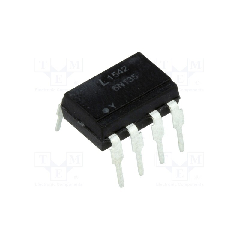 2 pcs x LITEON - 6N135-L - Optocoupler, THT, Ch: 1, OUT: transistor, Uinsul: 5kV, Uce: 20V, DIP8