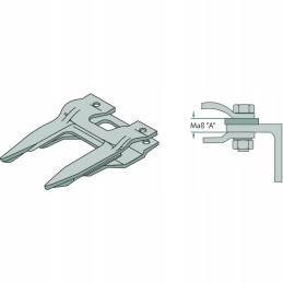 Double bayonet for Schumacher L 420 12mm 525613