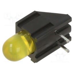 1 pcs x LUMEX - SSF-LXH100MYD - LED, in housing, yellow, 4.85mm, No.of diodes: 1, 20mA, 60°, 30mcd