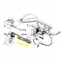 Fendt 600 brake caliper piston 54mm