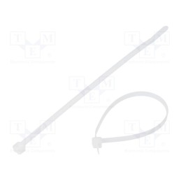 100 pcs x PANDUIT - PLT2S-C - Cable tie, L: 188mm, W: 4.8mm, polyamide, 222N, natural, Ømax: 48mm