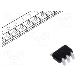 5 pcs x TEXAS INSTRUMENTS - SN74LVC1G08DCKR - IC: digital, AND, Ch: 1, IN: 2, CMOS, SMD, SC70-5, 1.65÷5.5VDC, 10uA