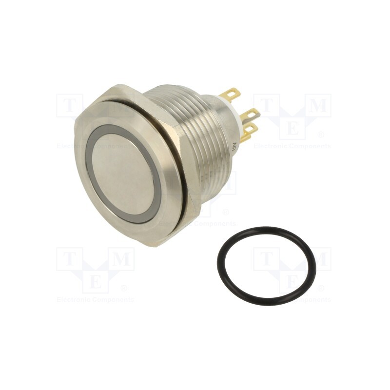 1 pcs x ONPOW - LAS1GQ30-11ZE/Y/12V/S - Switch: vandal resistant, Pos: 2, SPDT, 3A/220VAC, 5A/24VDC, IP65