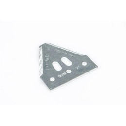 La327840145 thick grooved scythe blade agco