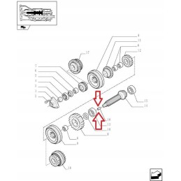 Bushing new holland case 5145131 cnh