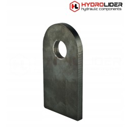 Actuator eye for welding, 20mm hydrolider hole