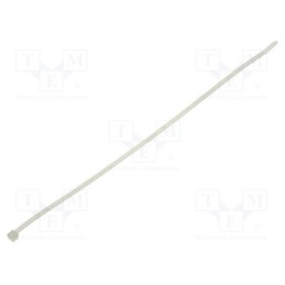 100 pcs x HELLERMANNTYTON - 111-05459 - Cable tie, L: 390mm, W: 4.7mm, polyamide, 355N, natural, Ømax: 110mm