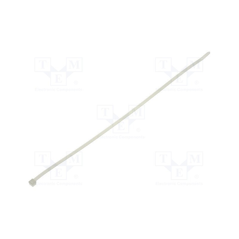 100 pcs x HELLERMANNTYTON - 111-05459 - Cable tie, L: 390mm, W: 4.7mm, polyamide, 355N, natural, Ømax: 110mm