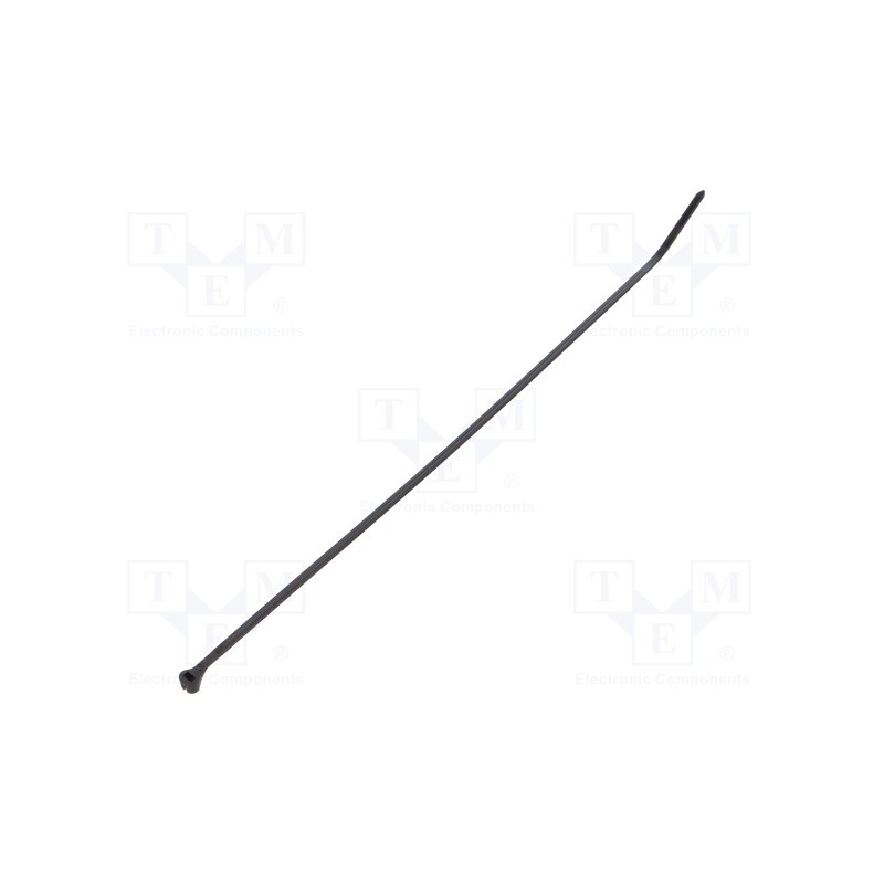 100 pcs x ABB - 7TCG009450R0168 - Cable tie, L: 92mm, W: 2.4mm, polyamide, 80N, black, Ømax: 16mm