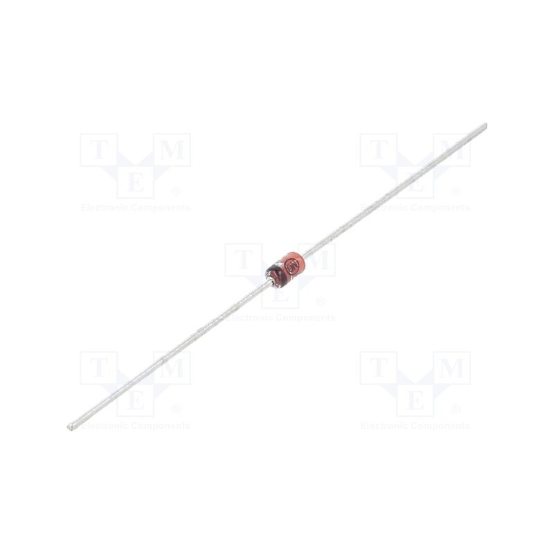 20 pcs x ONSEMI - 1N4737ATR - Diode: Zener, 1W, 7.5V, DO41, single diode, 10uA