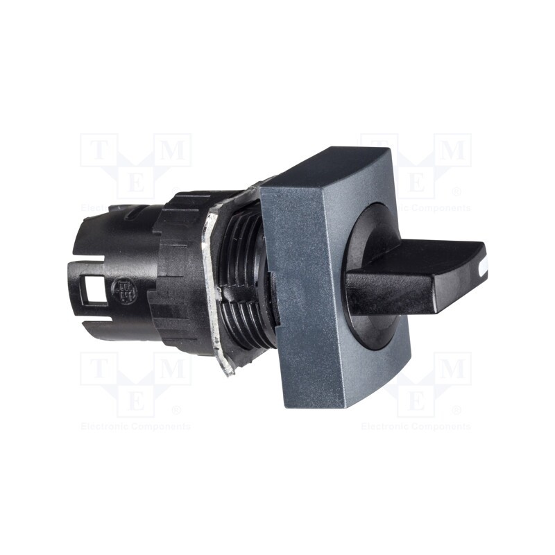 1 pcs x SCHNEIDER ELECTRIC - ZB6DD22 - Switch: rotary, 16mm, Stabl.pos: 2, black, none, Pos: 2, -40÷70°C