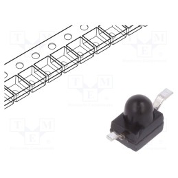 2 pcs x ONSEMI - QSB363ZR - Phototransistor, 2mm, λp max: 940nm, 5V, 24°, Variant: axial