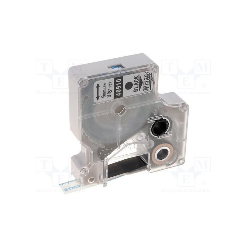 1 rol x DYMO - S0720670 - Tape, 9mm, 7m, colourless, Character colour: black