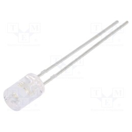 1 pcs x LUCKYLIGHT - LL-504PGC2Q-G5-2B - LED, 5mm, green, 2200÷3800mcd, 100°, Front: flat, 2.6÷3.6V