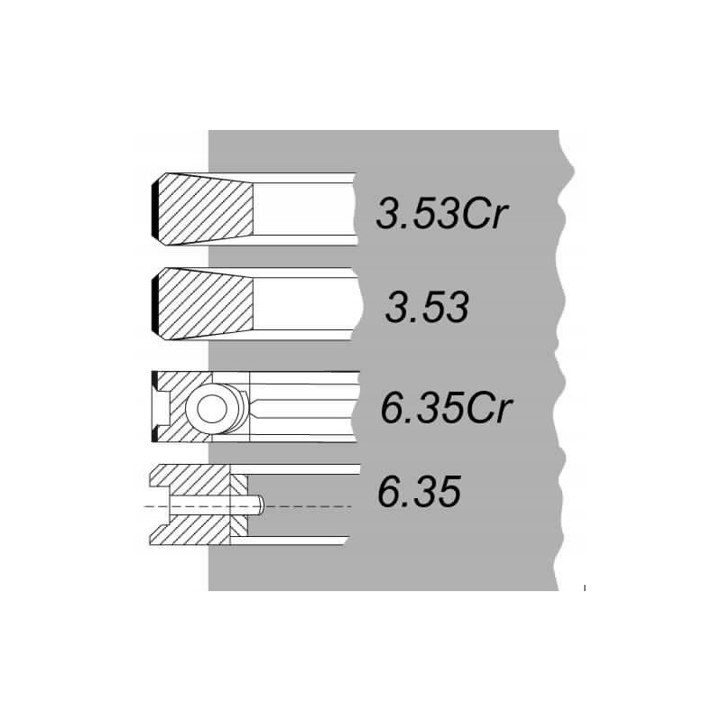 Piston rings set SW 680turbo Jelcz 127