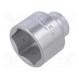 1 pcs x STAHLWILLE - 3030034 - Socket, 6-angles,socket spanner, HEX 34mm, 1/2', 47mm, short