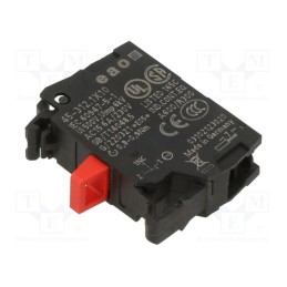 1 pcs x EAO - 45-312.1X10 - Contact block, 22mm, 45, -25÷70°C, front fixing, Contacts: NC, 10A