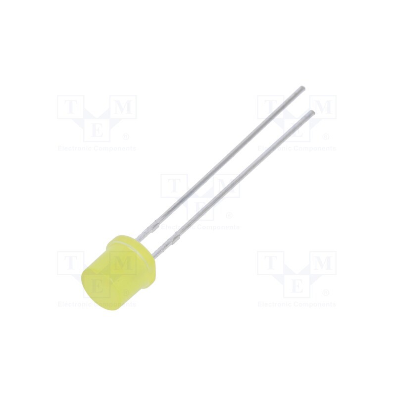 1 pcs x LUCKYLIGHT - LL-503YD1E-1B - LED, 5mm, yellow, 70÷120mcd, 130°, Front: flat, 1.6÷2.4V