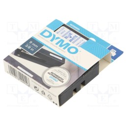 1 pcs x DYMO - S0720690 - Tape, 9mm, 7m, white, Character colour: blue