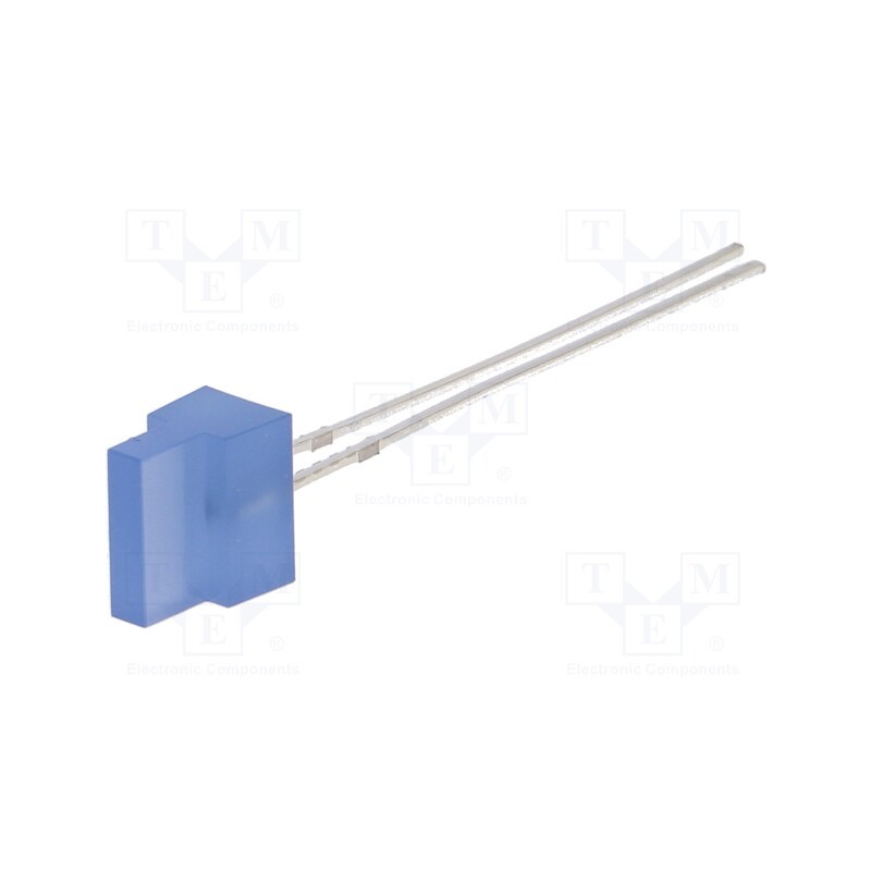 1 pcs x OPTOSUPPLY - OSB5YU7234B - LED, rectangular, 1.8x7.05mm, blue, 220÷330mcd, 30°, Front: flat
