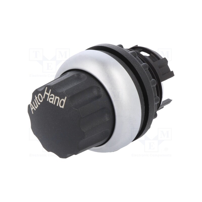 1 pcs x EATON ELECTRIC - M22-WR-X91 - Switch: rotary, 22mm, Stabl.pos: 2, black, none, IP66, prominent