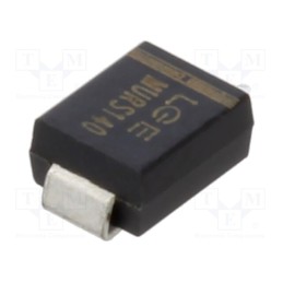 10 pcs x LUGUANG ELECTRONIC - MURS140 - Diode: rectifying, SMD, 400V, 1A, 50ns, SMB, Ufmax: 1.25V, Ifsm: 35A