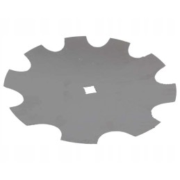 Toothed harrow disc 460mm 30x30 3 5 carbon steel