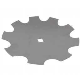 Toothed harrow disc 460mm 30x30 3 5 carbon steel