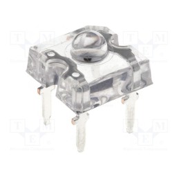 2 pcs x OPTOSUPPLY - OSYL7161D - LED Super Flux, 7.62x7.62mm, yellow, 1120÷2500mcd, 60°, 20mA