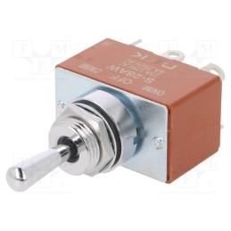 1 pcs x NKK SWITCHES - S28AW - Switch: toggle, Pos: 3, DP3T, (ON)-OFF-(ON), 6A/250VAC, 20A/30VDC