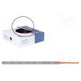 100 m x BITNER - IG2051.02 - Wire, BiTOne,H05V-K, stranded, Cu, 0.75mm2, PVC, grey, 300V,500V