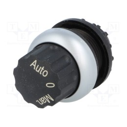 1 pcs x EATON ELECTRIC - M22-WR3-X94 - Switch: rotary, 22mm, Stabl.pos: 3, black, none, IP66, prominent