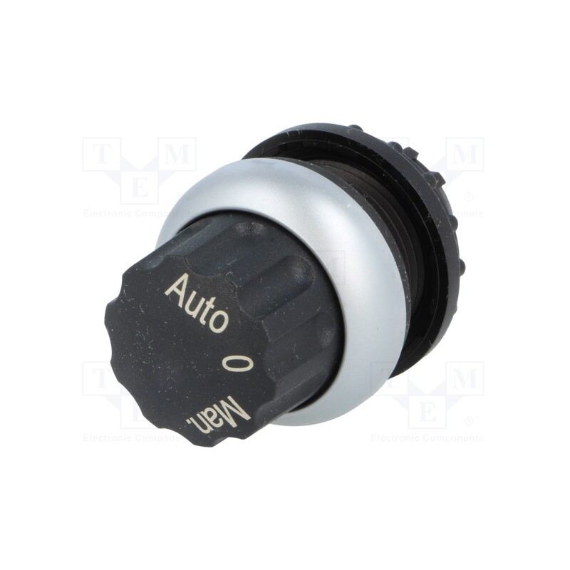 1 pcs x EATON ELECTRIC - M22-WR3-X94 - Switch: rotary, 22mm, Stabl.pos: 3, black, none, IP66, prominent