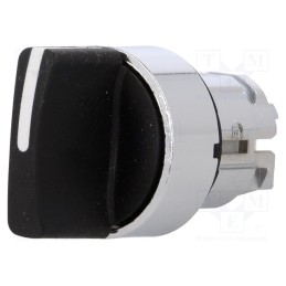 1 pcs x SCHNEIDER ELECTRIC - ZB4BD8 - Switch: rotary, 22mm, Stabl.pos: 2, black, none, IP66, prominent