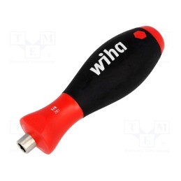 1 pcs x WIHA - 32160 - Screwdriver handle, SoftFinish®, 125mm, for hex bits 1/4'