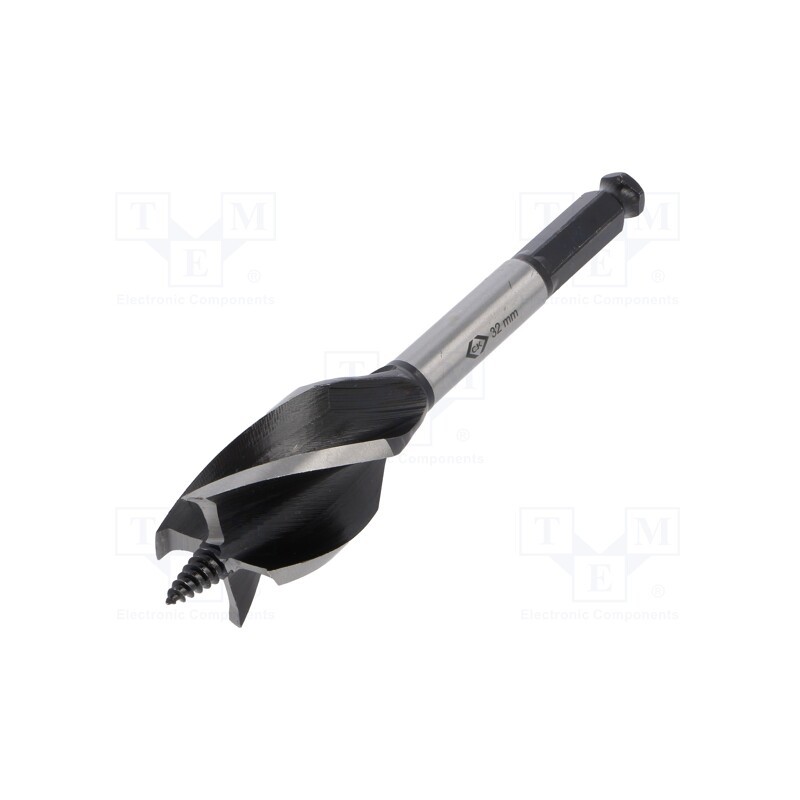 1 pcs x C.K - T2943-32 - Drill bit, for wood, Ø: 32mm, L: 160mm, Working part len: 110mm