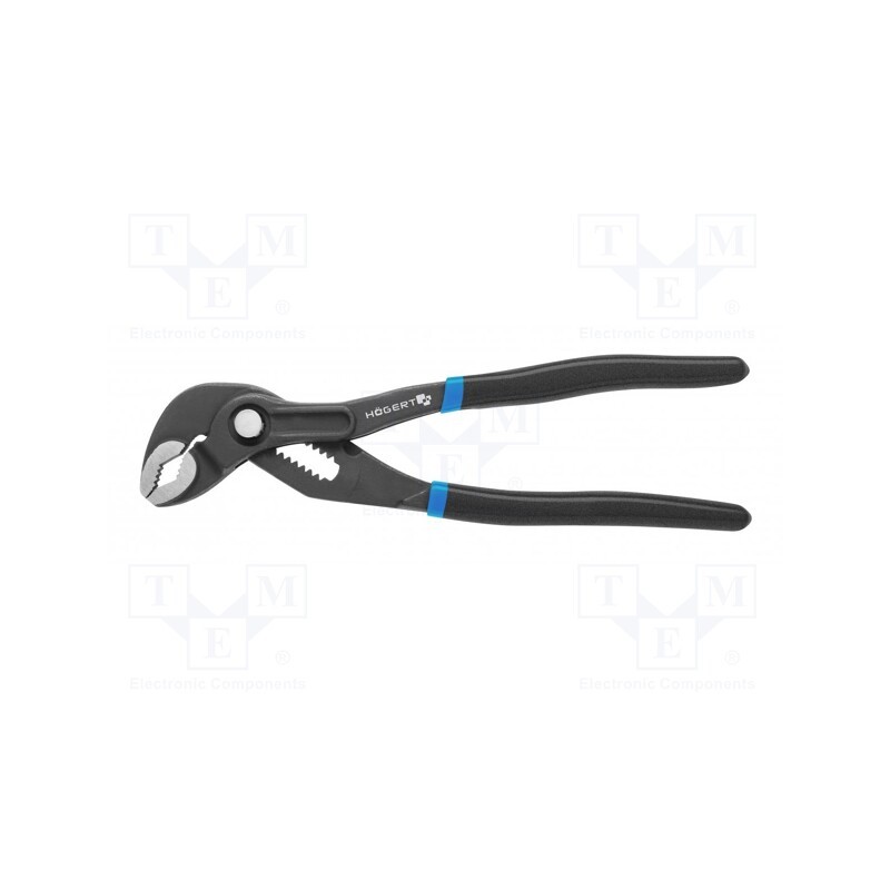 1 pcs x Hu00d6GERT TECHNIK - HT1P375 - Pliers, for pipe gripping,adjustable, Pliers len: 250mm