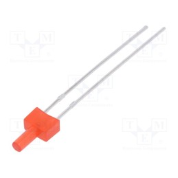 1 pcs x LUCKYLIGHT - LL-204VD1F-1B - LED, 2mm, red, 30÷70mcd, 130°, Front: flat, 1.6÷2.4V, No.of term: 2
