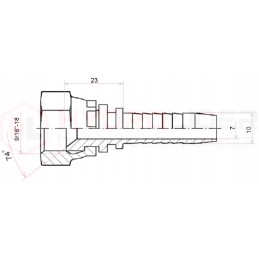 Dkj cuff dn8 1 2sn unf9 16 18 x10 hydrolider