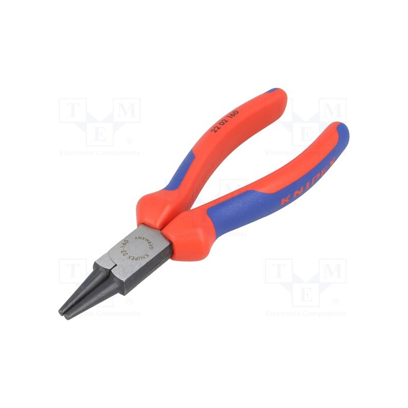 1 pcs x KNIPEX - 22 02 160 - Pliers, round, 160mm